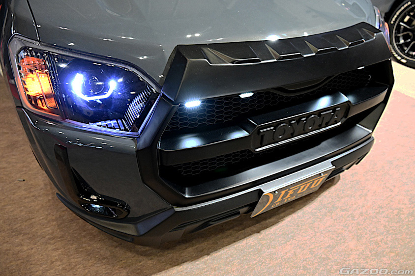 純正加工で１眼プロジェクターLED化したヘッドライト