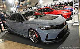 ドレスアップ・セダン部門 優秀賞受賞のシビックタイプRは、ストリート仕様のしびれる一台…東京オートサロン2024