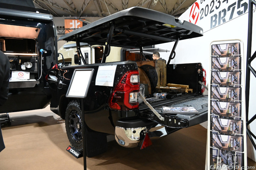トヨタ・ハイラックスの荷台を活用したトレーラー「BR75-C」