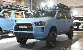 4インチアップ＆クロカンテイストのプロボックス。走りの楽しさも太鼓判！～アウトクラスカーズ～･･･東京オートサロン2024