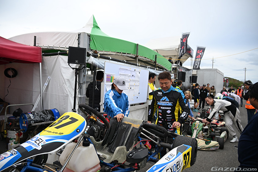 レースを終えた片岡龍也選手