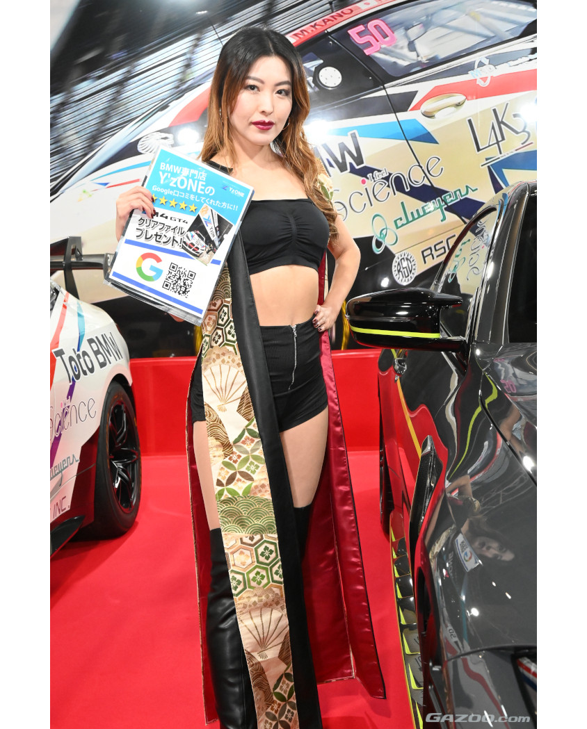 Y'z Oneブースのコンパニオン@大阪オートメッセ2024