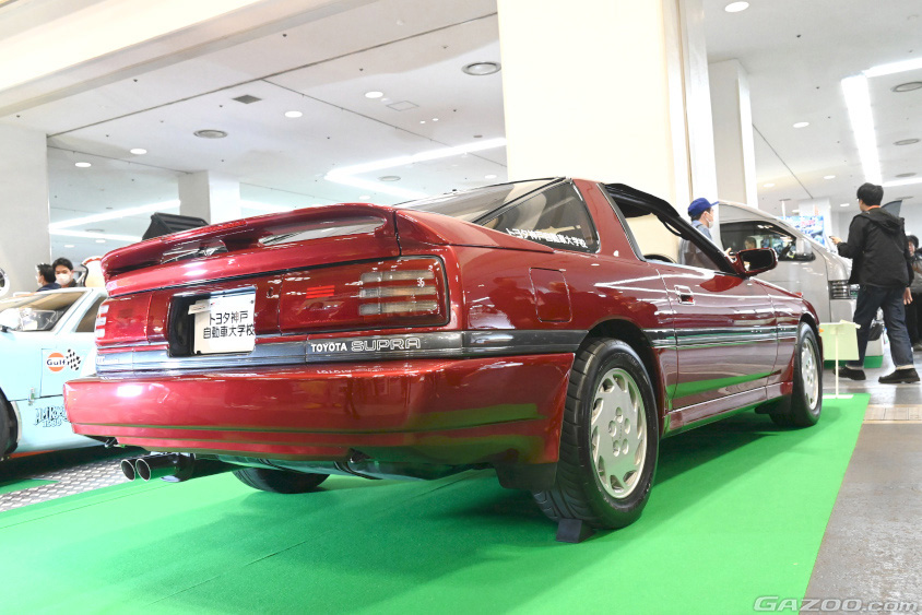 リア周りもキレイにレストアされた70スープラ@大阪オートメッセ2024