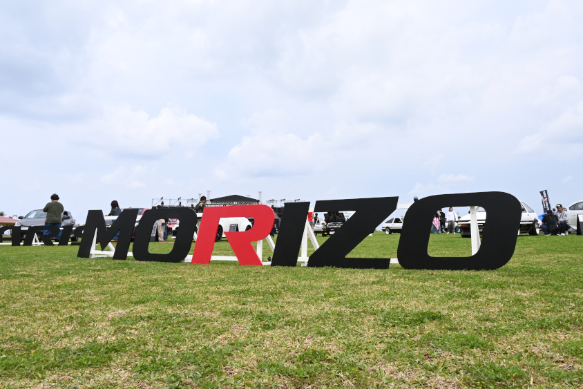 GRフェスティバル沖縄で飾られていた「MORIZO」パネル