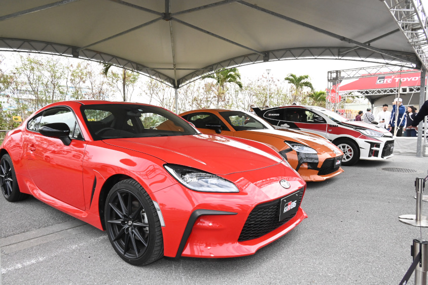 GRフェスティバル沖縄でデモランを行ったGR86