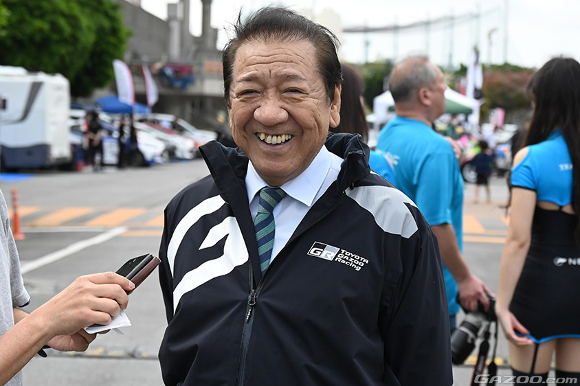 沖縄県で行われたTGRラリーチャレンジで 沖縄市 桑江朝千夫市長インタビュー