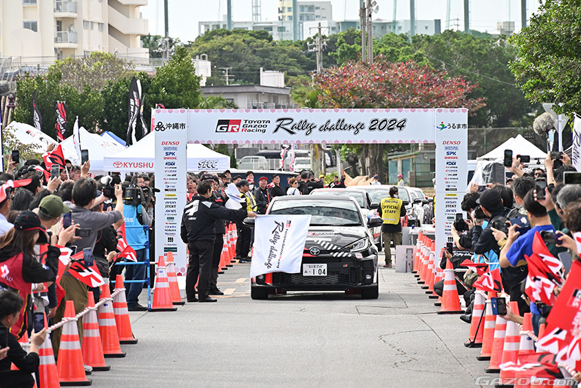 モリゾウ選手、勝田 範彦のセレモニアスタート