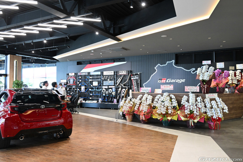GR Garage 沖縄の店内