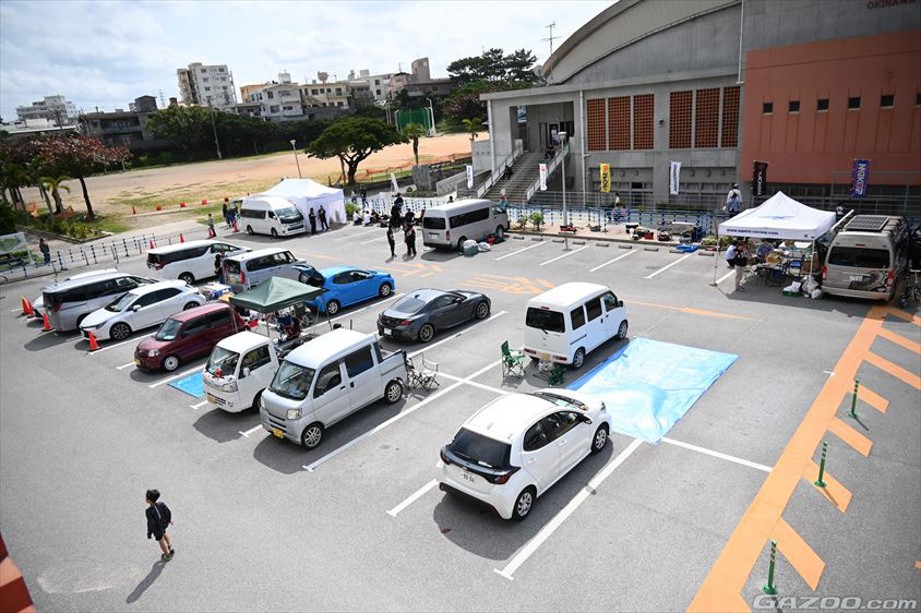 ラリチャレ沖縄のサービスパーク