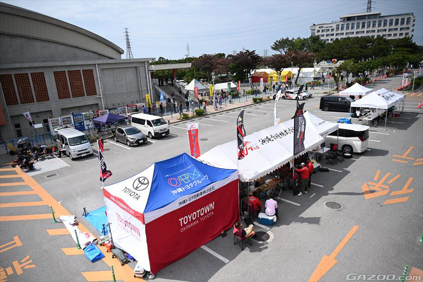 ラリチャレ沖縄のサービスパーク