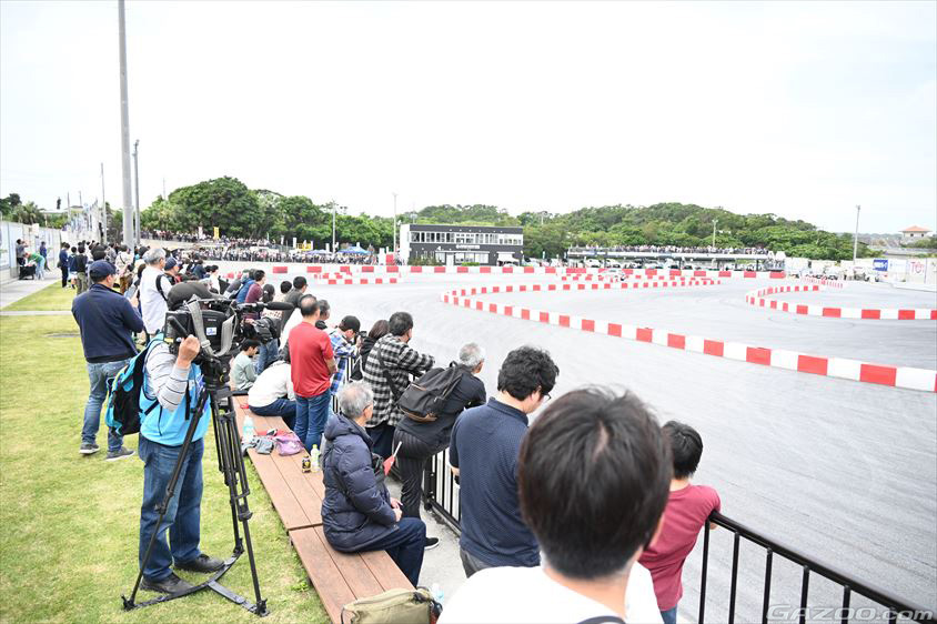 過去最高の来場者数だったというモータースポーツマルチフィールド沖縄（TOYOTA GAZOO Racing PARK沖縄）