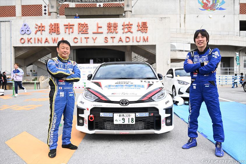 #101 小倉学園 クスコORC YH GRヤリス　千明正信選手　林浩次選手