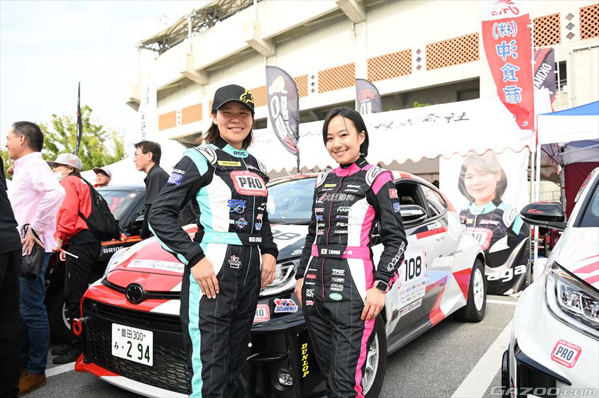 #108 RSS TGRヤリス　翁長実希選手　槻島もも選手