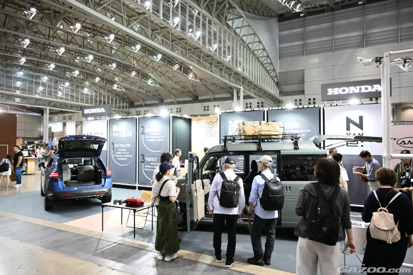 東京アウトドアショー2024の本田技研工業のブース