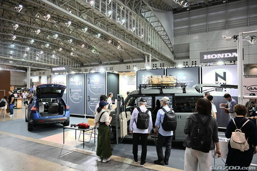 本田技研工業のブース