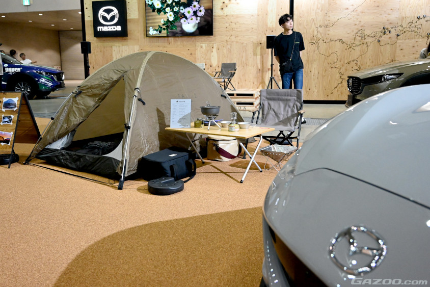 ロードスターで行うソロキャンプ「ロドキャン」のイメージ