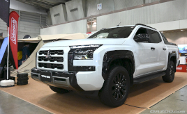 トライトンの存在感が光る！ 三菱とコールマンが“デッカい”コラボ･･･東京アウトドアショー2024