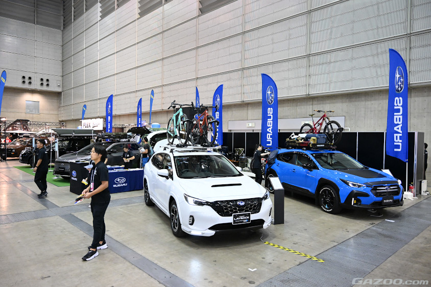 東京アウトドアショーのスバルブース