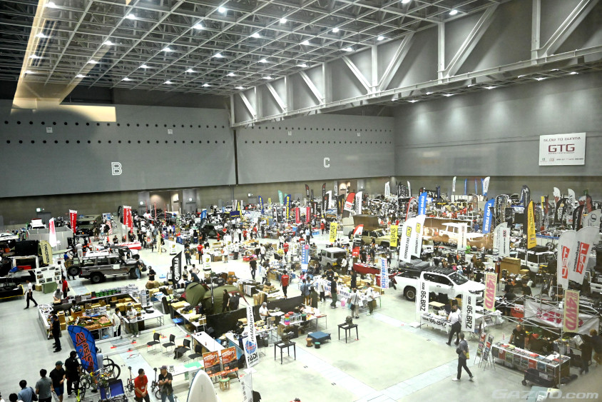 群馬パーツショー2024のパーツメーカーの出展エリア