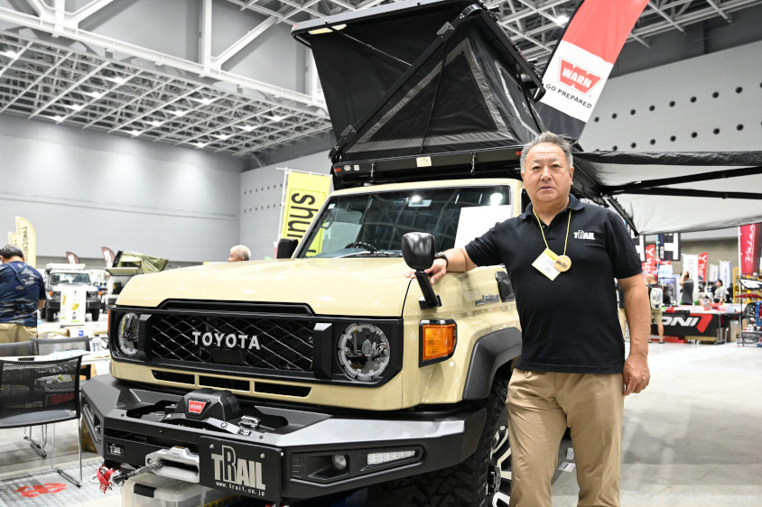 群馬パーツショー2024に出展していたトレイル 廣瀬功さん