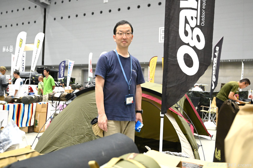群馬パーツショー2024に出展していたキャンパルジャパン（ogawa） 浜田俊郎さん
