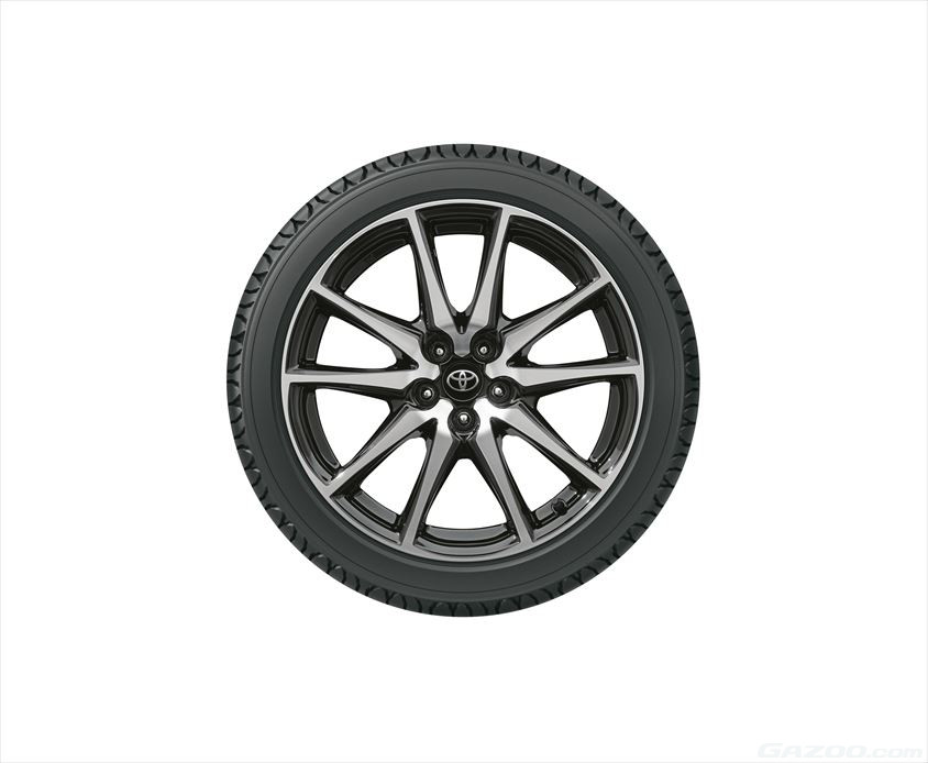 215/45R17タイヤ＆17×7 1/2Jアルミホイール（切削光輝＋ブラック塗装／センターオーナメント付）［SZに標準装備］