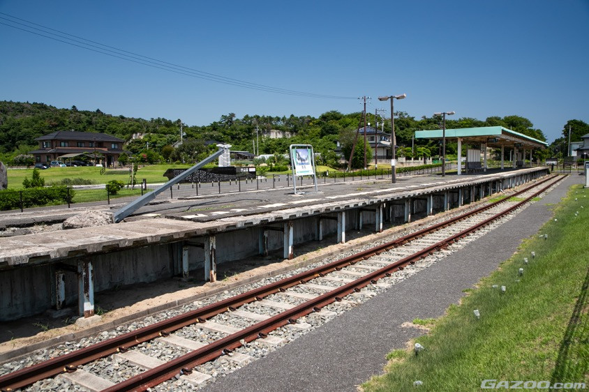 東日本大震災で被災した旧野蒜駅