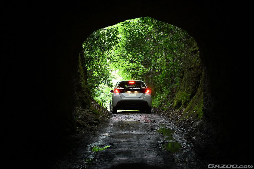 大鮫隧道を抜けてもしばらく林道を進む