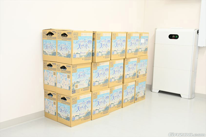 ネッツトヨタ仙台 石巻港インター店の水の備蓄