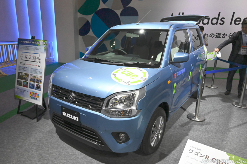 インドで販売しているバイオガスを精製した燃料を使用するワゴンR CNG（天然ガス）仕様