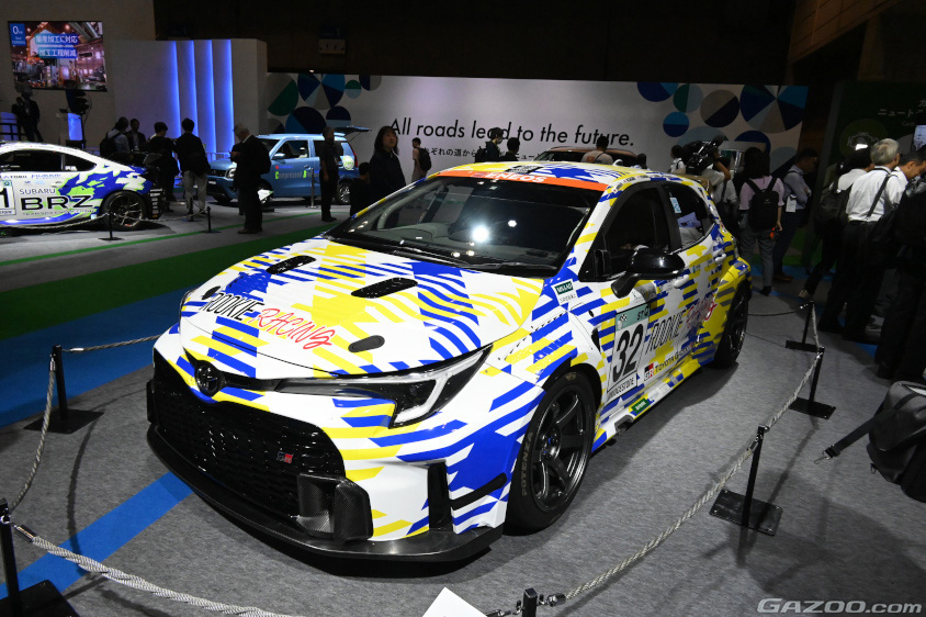 スーパー耐久で実証実験を進めるトヨタの液体水素エンジンGRカローラ