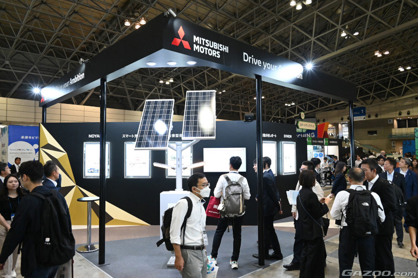 ジャパンモビリティショー ビズウィーク2024の三菱自動車の展示ブース