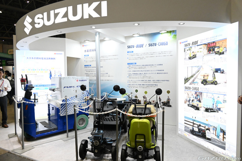 ジャパンモビリティショー ビズウィーク2024のスズキの展示ブース