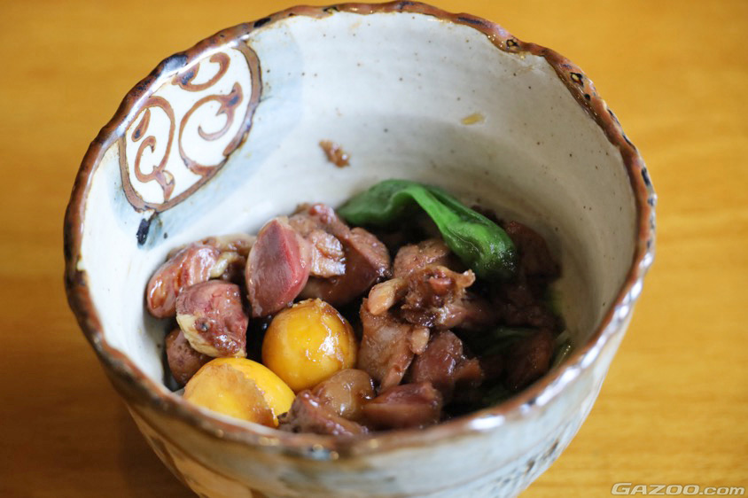 清里レストラン＆コテージ睦の鶏のモツ煮