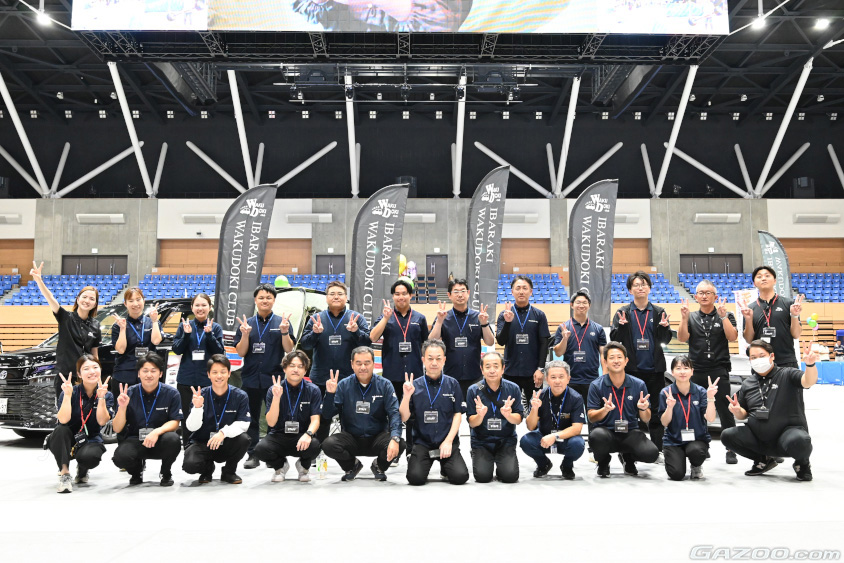 茨城ワクドキクラブ主催の防災ファミリーフェスの運営に参加した、茨城県のトヨタ販売店のスタッフ