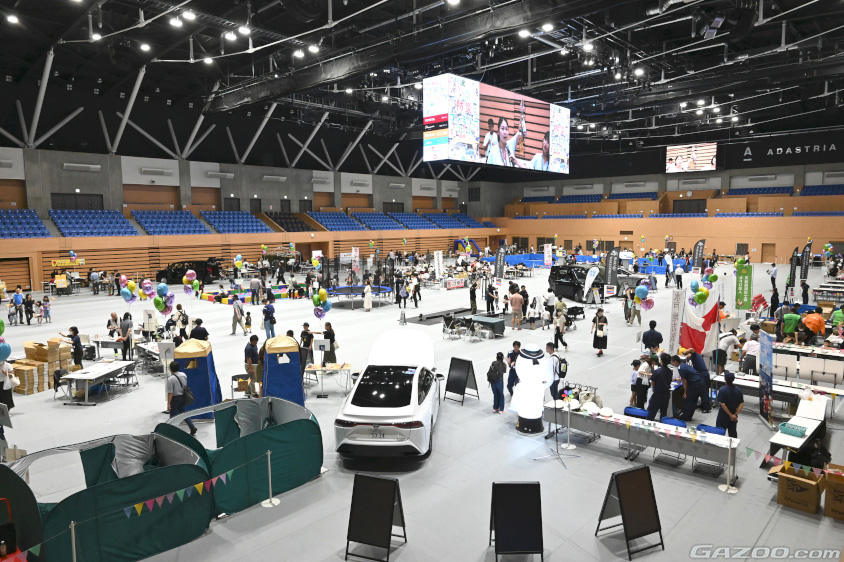 「防災ファミリーフェスbyそなラボ」の会場の様子