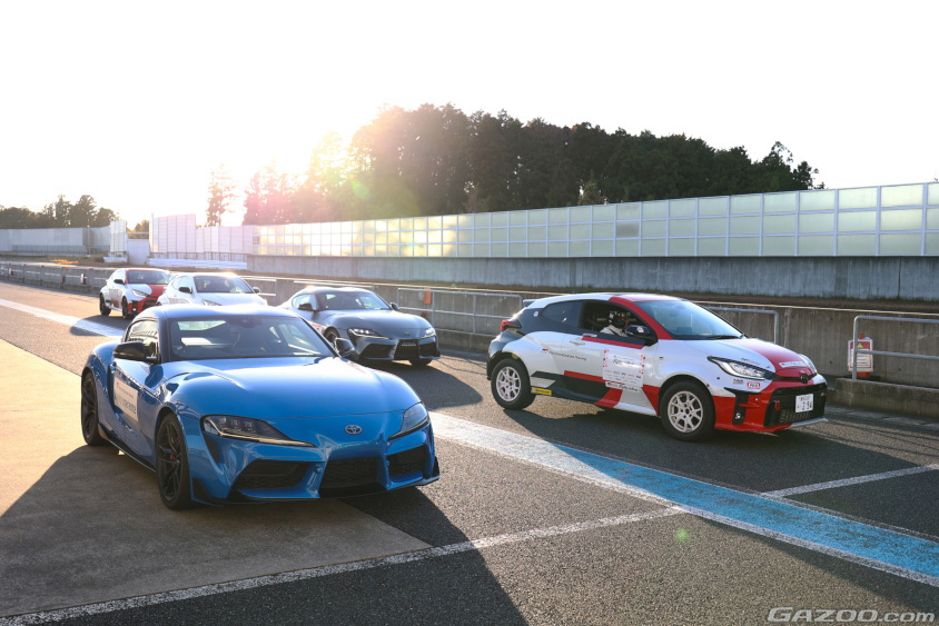 GRヤリス、GRカローラ、GRスープラがレンタル車両として用意された(c)KINTO