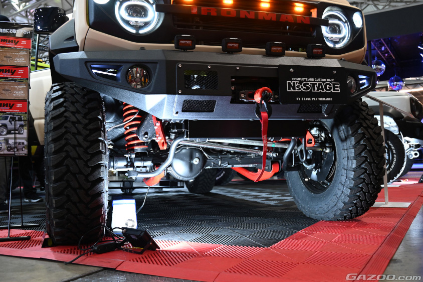 ジムニー5ドアのフロントの足回り