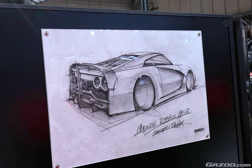 クルウチのGT-R R356Cのデザイン画