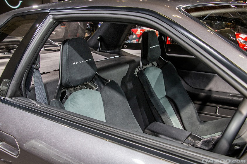 R32型スカイラインGT-RをEV化したR32EVのシート