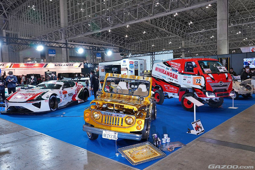 東京オートサロン2025に日本自動車大学校（NATS）のブース