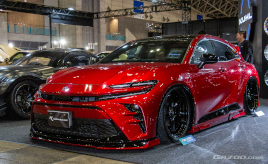 どんなスタイルもキマッてる！エアロパーツを装着したクラウンスポーツで賑わう･･･東京オートサロン2025