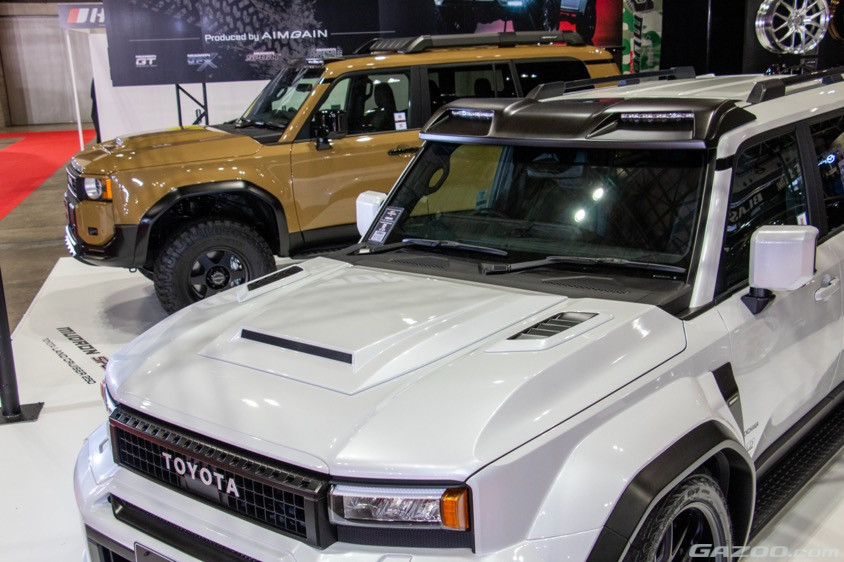 AIMGAIN/MUDRON GT-Xのフロントルーフスポイラー