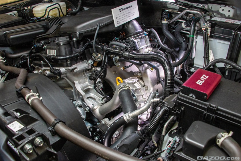 BLITZ／BLITZ LAND CRUSIER 250の開発中のコンプレッサー