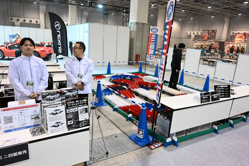 大阪オートメッセ2025 こどもビリティPARKのLEXUS/GR ミニ四駆 ワークショップ