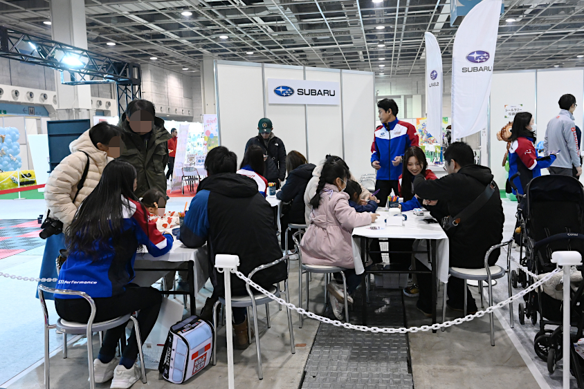 大阪オートメッセ2025 こどもビリティPARKのSUBARUブース
