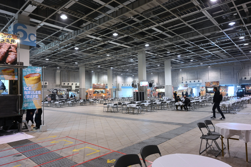 大阪オートメッセ2025の飲食エリア
