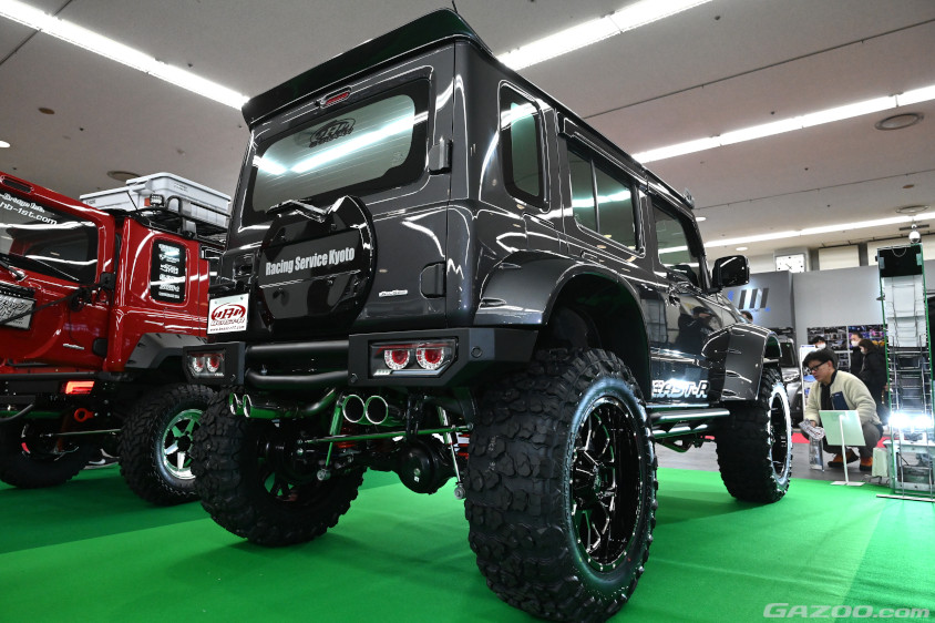 BEAST-R「クラッシュジムニー type FIVE」@大阪オートメッセ2025のリヤ