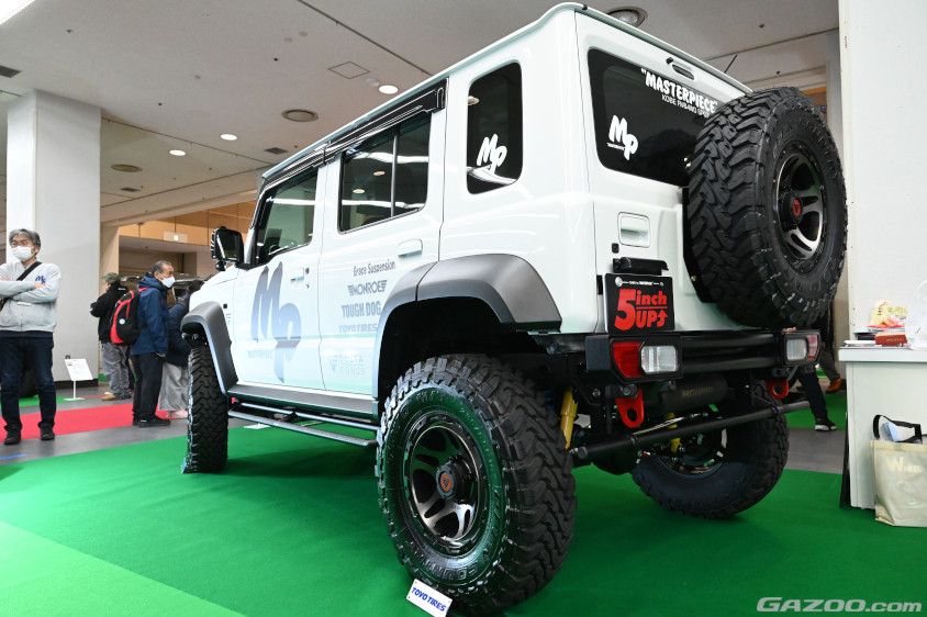 マスターピース「MPジムニー ノマド 5インチアップ」＠大阪オートメッセのリヤ