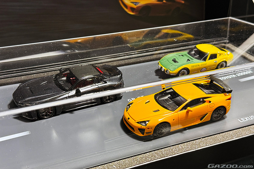 1/43スケール『GR GT/LEXUS LFA/TOYOTA 2000GT 3台セット』